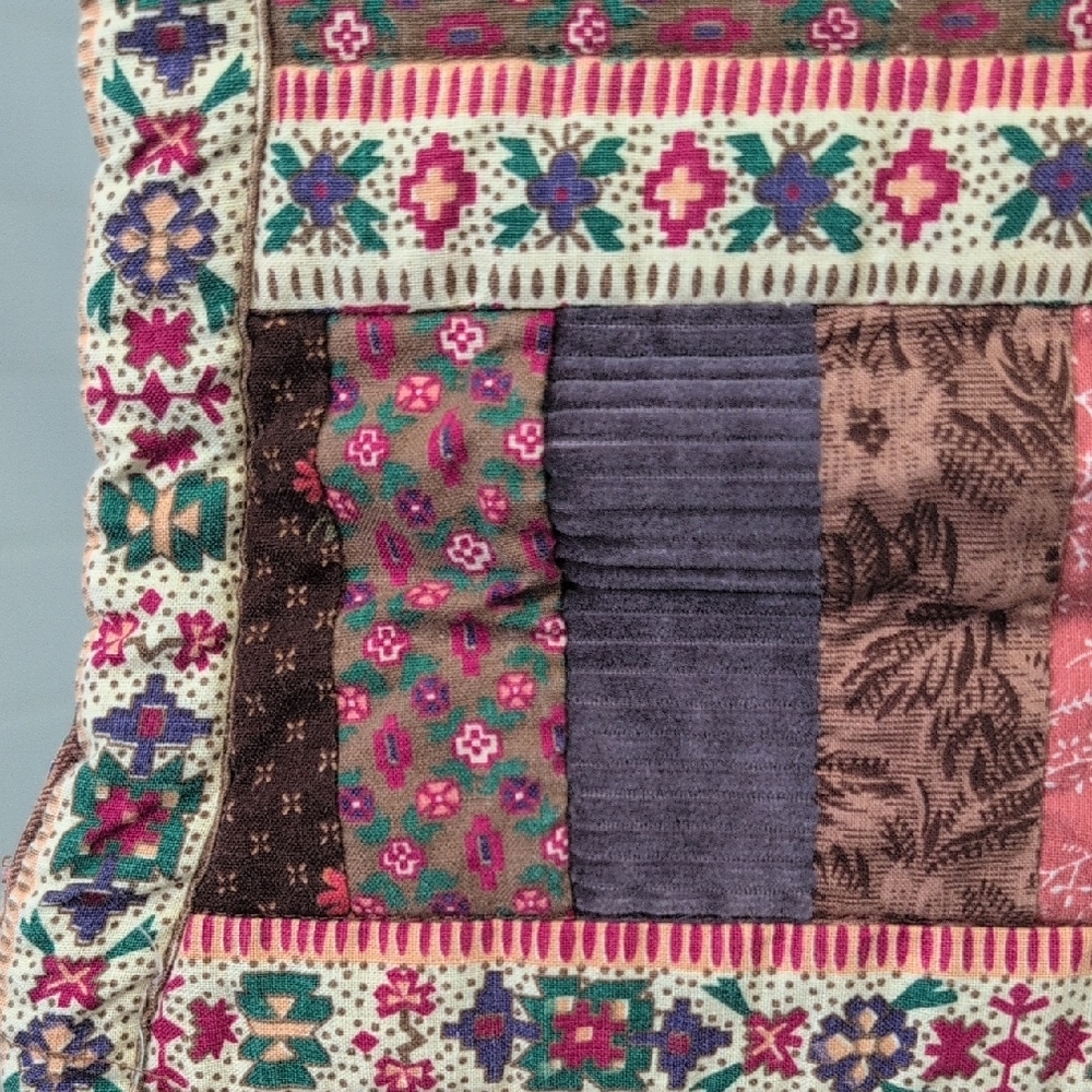 Floral Patchwork Vest - Multicolor - image 7